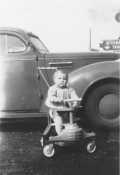 Nancy learns to drive. Age 9 mos