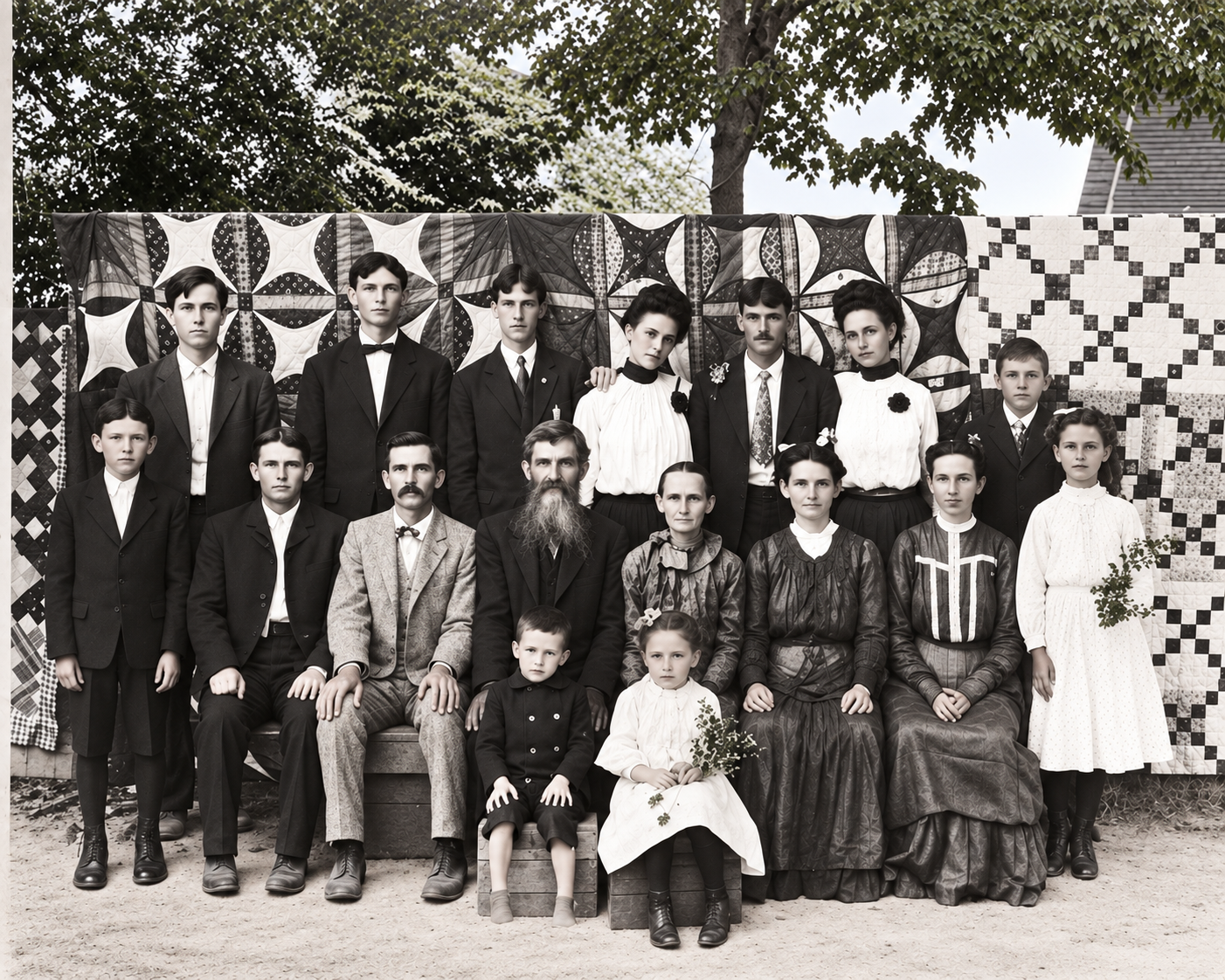Historic Shoemake family photograph